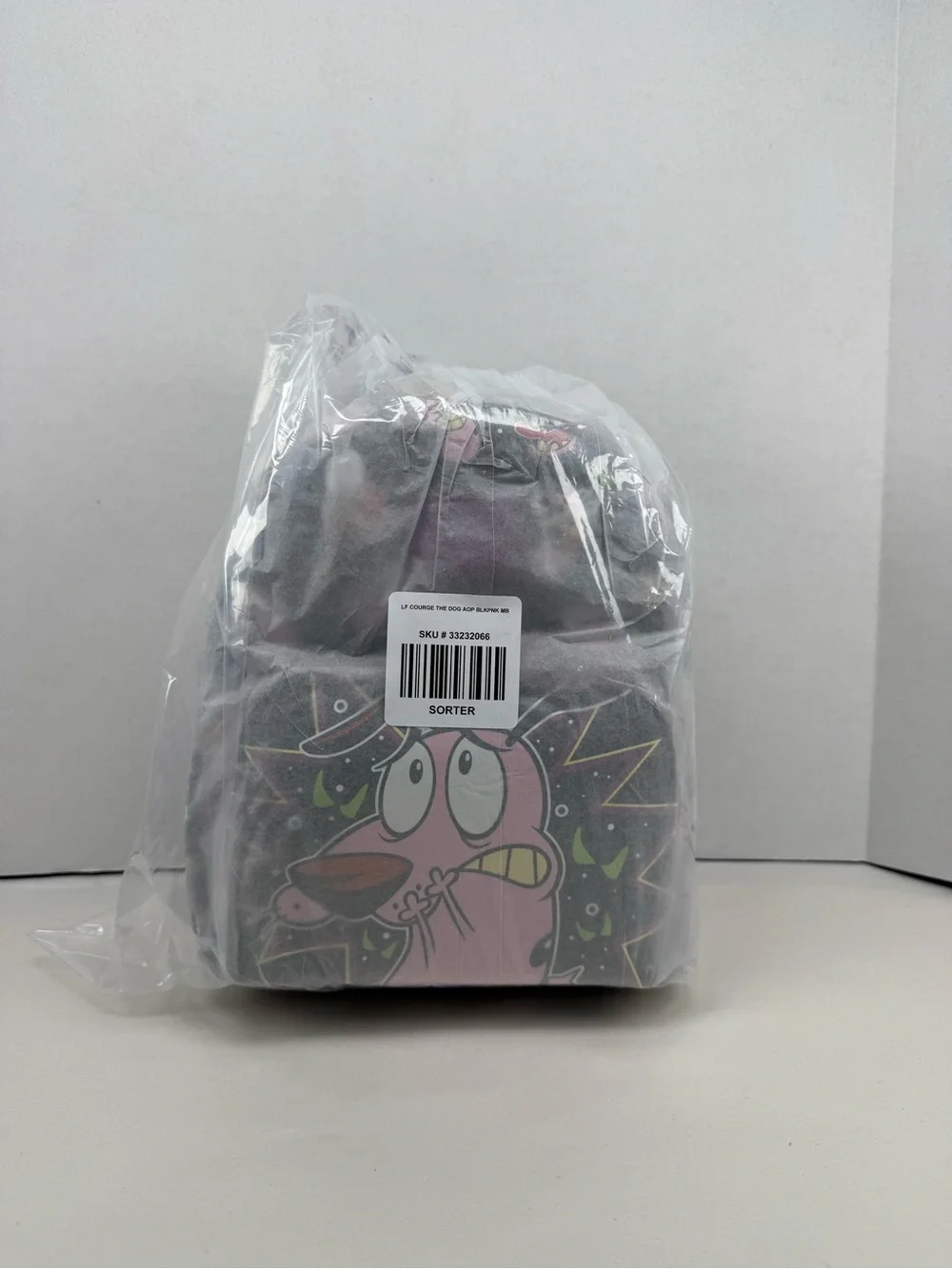 Loungefly Courage The Cowardly Dog AOP Mini Backpack